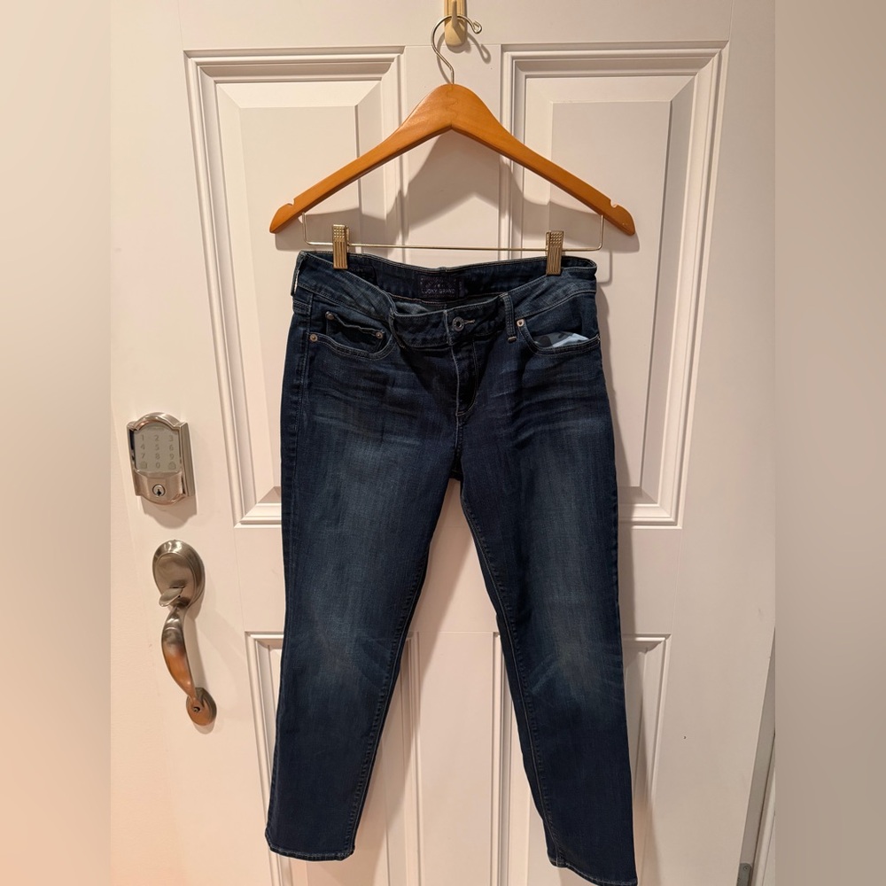 Lucky Brand Dark Blue Ankle Jeans